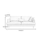 Nordic Fabric Square Arm Standard Sofa Loose Back Settee with Wooden Legs Clearhalo 'furn' 'furn_sofas' 'Furniture' 'furniture_sofas' 'Living Room Furniture' 'Sofa' 'sofas' 4947031