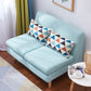 Modern Fabric Armless Settee Tight Back Standard Sofa for Living Room 39"L x 28"W x 27.5"H Light Blue Clearhalo 'furn' 'furn_sofas' 'Furniture' 'furniture_sofas' 'Living Room Furniture' 'Sofa' 'sofas' 4947080