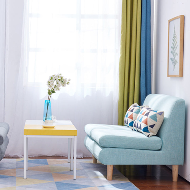 Modern Fabric Armless Settee Tight Back Standard Sofa for Living Room Clearhalo 'furn' 'furn_sofas' 'Furniture' 'furniture_sofas' 'Living Room Furniture' 'Sofa' 'sofas' 4947087