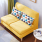 Modern Fabric Armless Settee Tight Back Standard Sofa for Living Room 39"L x 28"W x 27.5"H Yellow Clearhalo 'furn' 'furn_sofas' 'Furniture' 'furniture_sofas' 'Living Room Furniture' 'Sofa' 'sofas' 4947093