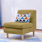 Modern Fabric Armless Settee Tight Back Standard Sofa for Living Room 24"L x 28"W x 28"H Green Clearhalo 'furn' 'furn_sofas' 'Furniture' 'furniture_sofas' 'Living Room Furniture' 'Sofa' 'sofas' 4947103