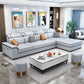 Pillow Top Arm Pillowed Back Cushions Right Hand Facing Sectional Sofa with Chaise Light Grey Clearhalo 'furn' 'furn_sectionals' 'Furniture' 'furniture_sectionals' 'Living Room Furniture' 'Sectionals' 4947112