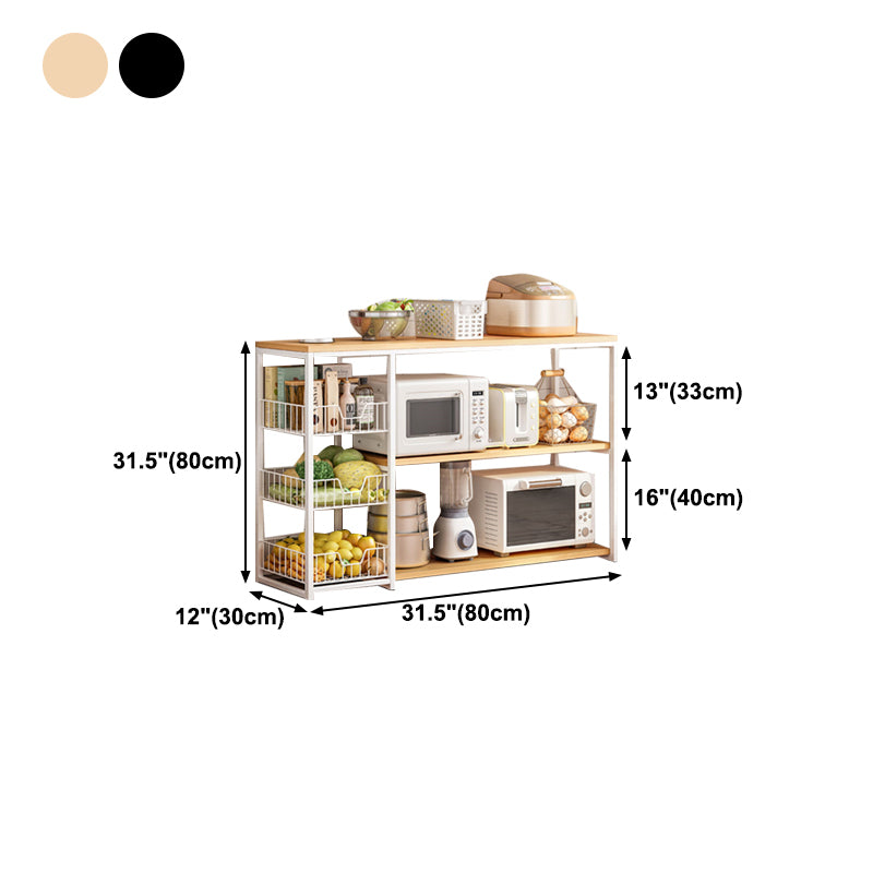 Modern Engineered Wood Buffet/Console Open Storage Buffet Stand for Kitchen Clearhalo 'buffet_sideboard' 'Buffets & Sideboards' 'Furniture' 'furniture_buffet_sideboard' 'Kitchen & Dining Furniture' 4948160