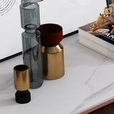 Modern Style Stone Buffet Sideboard 15.7"D Wood Buffet Server for Dining Room Clearhalo 'buffet_sideboard' 'Buffets & Sideboards' 'Furniture' 'furniture_buffet_sideboard' 'Kitchen & Dining Furniture' 4948254