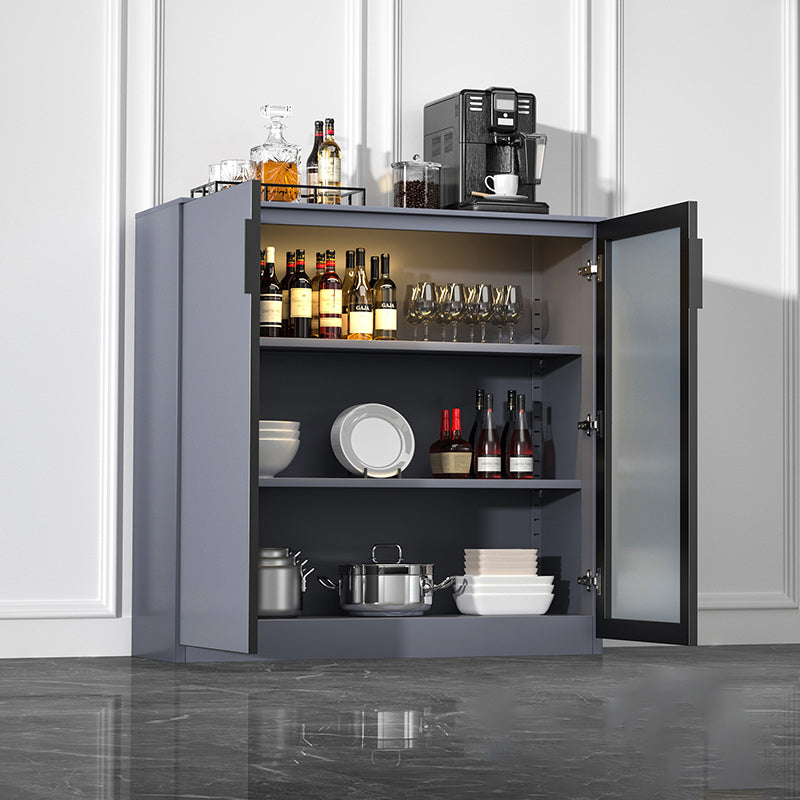 Glam Style Sideboard Table with Locking Drawers Storage Sideboard for Dining Room Clearhalo 'buffet_sideboard' 'Buffets & Sideboards' 'Furniture' 'furniture_buffet_sideboard' 'Kitchen & Dining Furniture' 4948311