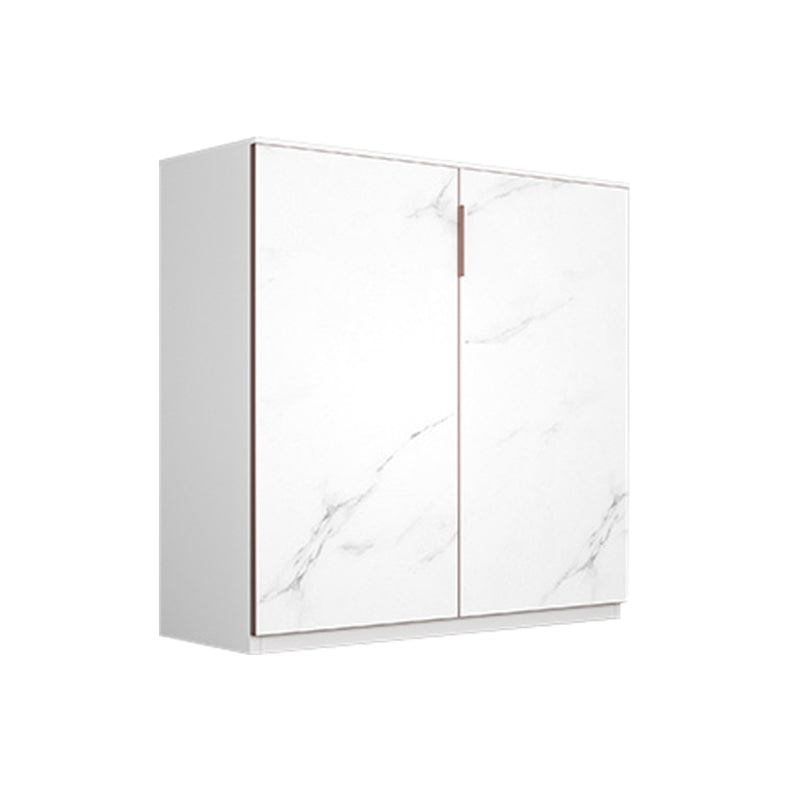 Glam Style Sideboard Table with Locking Drawers Storage Sideboard for Dining Room Off-White Clearhalo 'buffet_sideboard' 'Buffets & Sideboards' 'Furniture' 'furniture_buffet_sideboard' 'Kitchen & Dining Furniture' 4948314