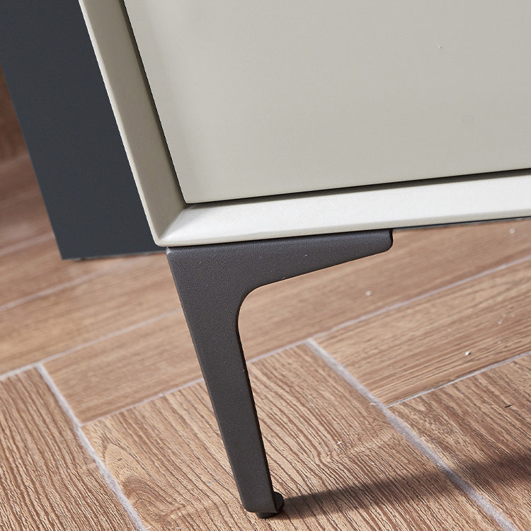 Grey Wood and Stone Buffet Server Modern Living Room Buffet/Console with Drawers Clearhalo 'buffet_sideboard' 'Buffets & Sideboards' 'Furniture' 'furniture_buffet_sideboard' 'Kitchen & Dining Furniture' 4948383