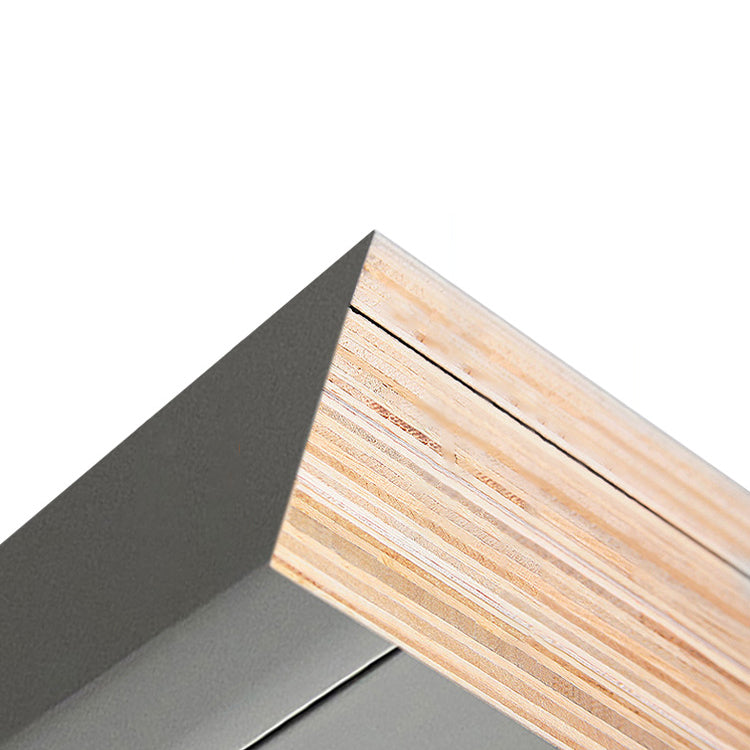 Grey Wood and Stone Buffet Server Modern Living Room Buffet/Console with Drawers Clearhalo 'buffet_sideboard' 'Buffets & Sideboards' 'Furniture' 'furniture_buffet_sideboard' 'Kitchen & Dining Furniture' 4948384