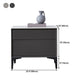 Grey Wood and Stone Buffet Server Modern Living Room Buffet/Console with Drawers Clearhalo 'buffet_sideboard' 'Buffets & Sideboards' 'Furniture' 'furniture_buffet_sideboard' 'Kitchen & Dining Furniture' 4948385
