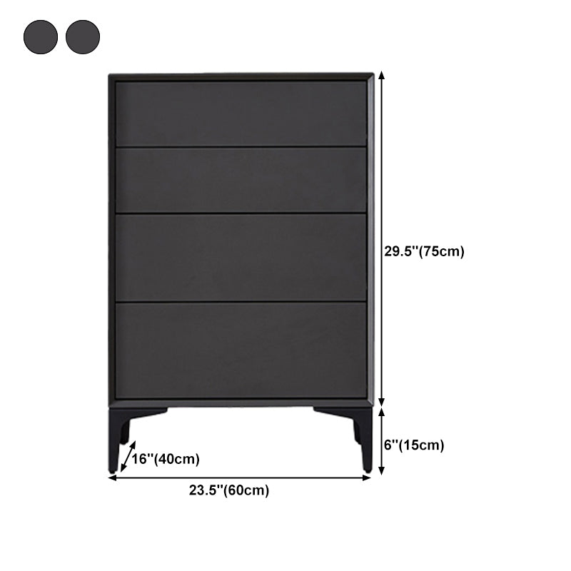 Grey Wood and Stone Buffet Server Modern Living Room Buffet/Console with Drawers Clearhalo 'buffet_sideboard' 'Buffets & Sideboards' 'Furniture' 'furniture_buffet_sideboard' 'Kitchen & Dining Furniture' 4948387