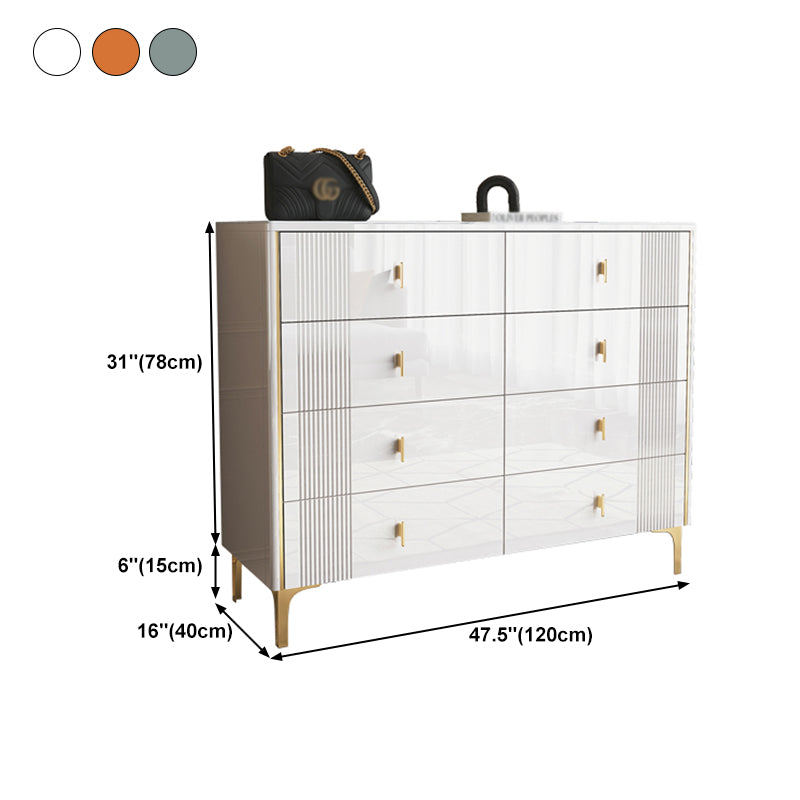 Modern Style Stone Buffet Sideboard 15.7"D Dining Room Buffet Server with Drawer Clearhalo 'buffet_sideboard' 'Buffets & Sideboards' 'Furniture' 'furniture_buffet_sideboard' 'Kitchen & Dining Furniture' 4948451