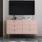 Modern Stone Buffet Sideboard 15.7"D Dining Room Buffet Server with Drawer Clearhalo 'buffet_sideboard' 'Buffets & Sideboards' 'Furniture' 'furniture_buffet_sideboard' 'Kitchen & Dining Furniture' 4948457