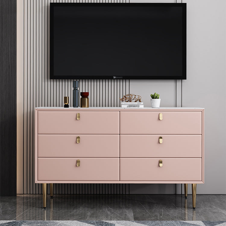 Modern Stone Buffet Sideboard 15.7"D Dining Room Buffet Server with Drawer Clearhalo 'buffet_sideboard' 'Buffets & Sideboards' 'Furniture' 'furniture_buffet_sideboard' 'Kitchen & Dining Furniture' 4948457
