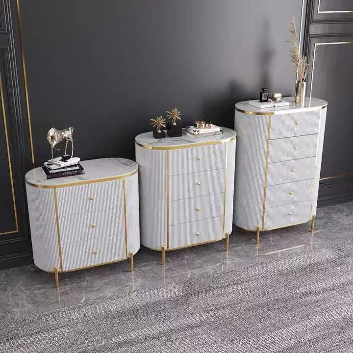 Wood Dining Room Sideboard Cabinet Glam Buffet Server Cabinet with Drawers Clearhalo 'buffet_sideboard' 'Buffets & Sideboards' 'Furniture' 'furniture_buffet_sideboard' 'Kitchen & Dining Furniture' 4948498