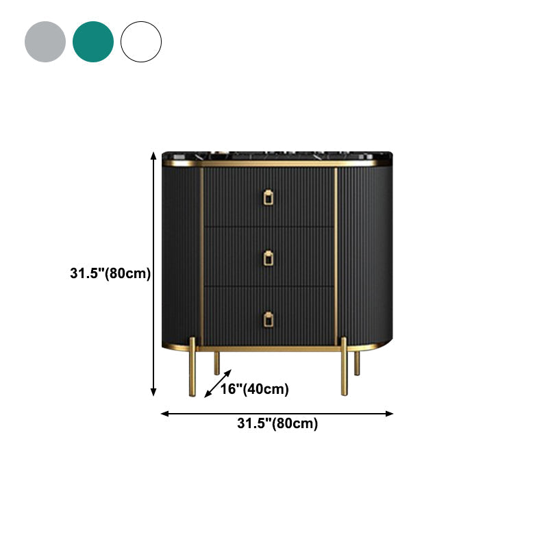 Wood Dining Room Sideboard Cabinet Glam Buffet Server Cabinet with Drawers Clearhalo 'buffet_sideboard' 'Buffets & Sideboards' 'Furniture' 'furniture_buffet_sideboard' 'Kitchen & Dining Furniture' 4948516