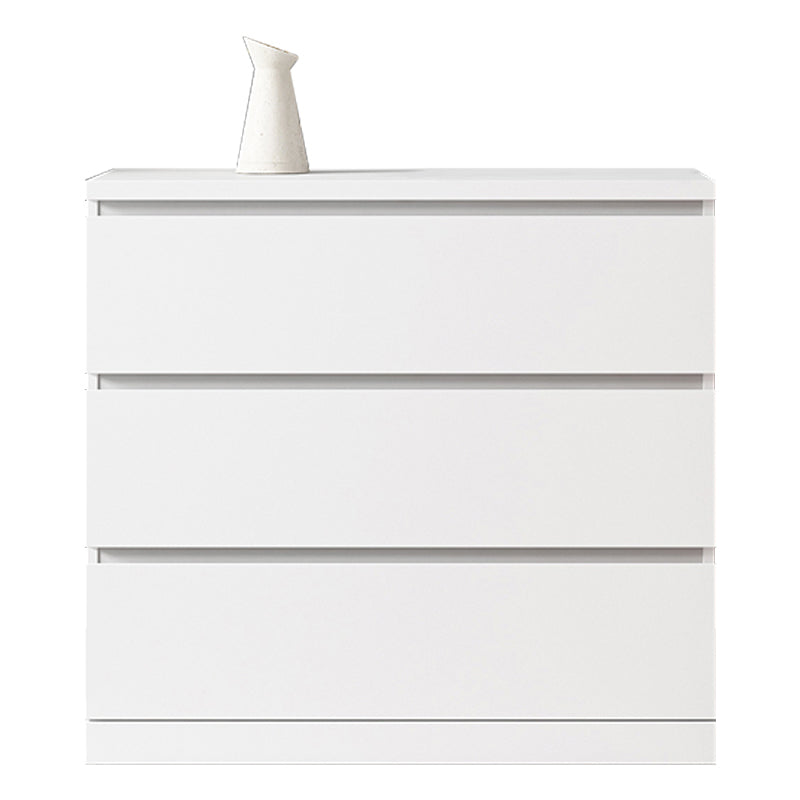 Artificial Wood Living Room Sideboard Cabinet Modern Buffet Server Cabinet with Drawers White 31"L x 16"W x 30"H Clearhalo 'buffet_sideboard' 'Buffets & Sideboards' 'Furniture' 'furniture_buffet_sideboard' 'Kitchen & Dining Furniture' 4948523