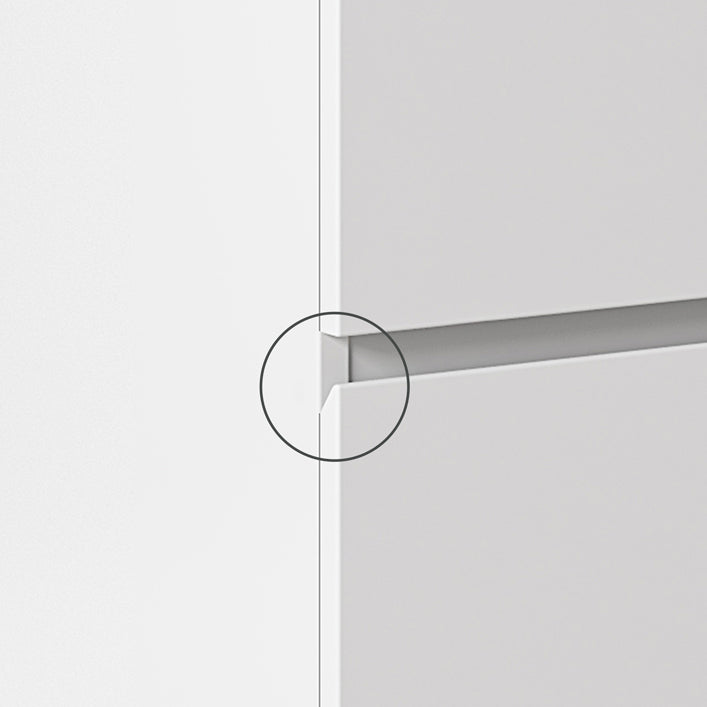 Artificial Wood Living Room Sideboard Cabinet Modern Buffet Server Cabinet with Drawers Clearhalo 'buffet_sideboard' 'Buffets & Sideboards' 'Furniture' 'furniture_buffet_sideboard' 'Kitchen & Dining Furniture' 4948529