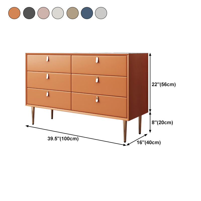 Glam Style Buffet Table White Stone Top Kitchen Table for Living Room Clearhalo 'buffet_sideboard' 'Buffets & Sideboards' 'Furniture' 'furniture_buffet_sideboard' 'Kitchen & Dining Furniture' 4948579