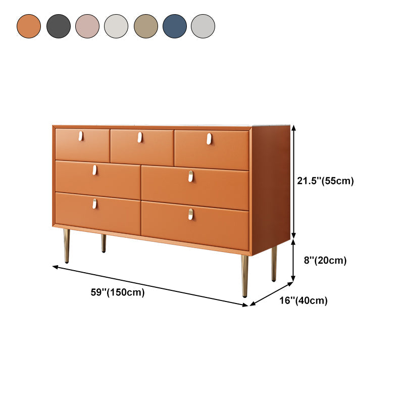 Glam Style Buffet Table White Stone Top Kitchen Table for Living Room Clearhalo 'buffet_sideboard' 'Buffets & Sideboards' 'Furniture' 'furniture_buffet_sideboard' 'Kitchen & Dining Furniture' 4948581