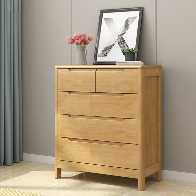 Modern Style Sideboard Buffet with Rubberwood Solid Wood Drawers and Storage Sideboard Clearhalo 'buffet_sideboard' 'Buffets & Sideboards' 'Furniture' 'furniture_buffet_sideboard' 'Kitchen & Dining Furniture' 4948582