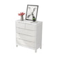 Modern Style Sideboard Buffet with Rubberwood Solid Wood Drawers and Storage Sideboard White 31"L x 16"W x 37"H Clearhalo 'buffet_sideboard' 'Buffets & Sideboards' 'Furniture' 'furniture_buffet_sideboard' 'Kitchen & Dining Furniture' 4948587