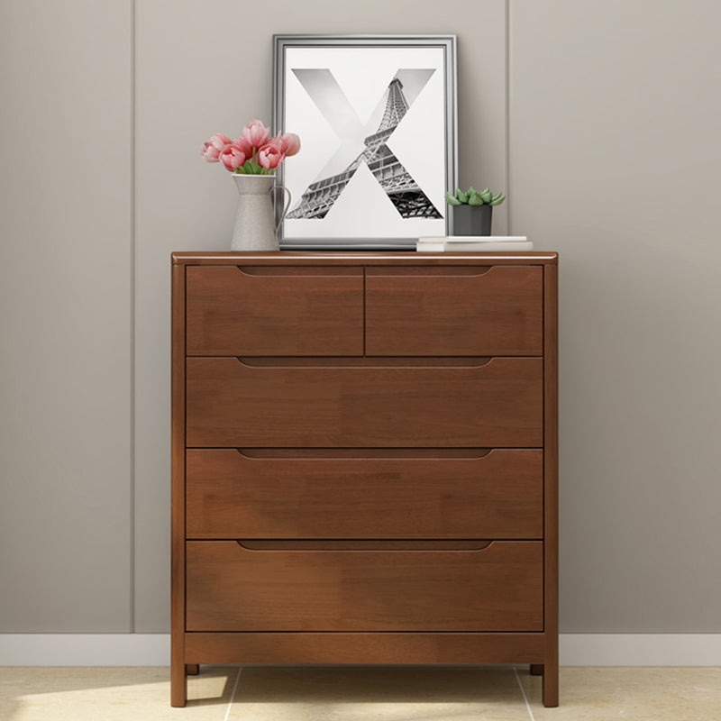 Modern Style Sideboard Buffet with Rubberwood Solid Wood Drawers and Storage Sideboard Clearhalo 'buffet_sideboard' 'Buffets & Sideboards' 'Furniture' 'furniture_buffet_sideboard' 'Kitchen & Dining Furniture' 4948607