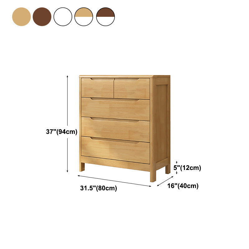 Modern Style Sideboard Buffet with Rubberwood Solid Wood Drawers and Storage Sideboard Clearhalo 'buffet_sideboard' 'Buffets & Sideboards' 'Furniture' 'furniture_buffet_sideboard' 'Kitchen & Dining Furniture' 4948611