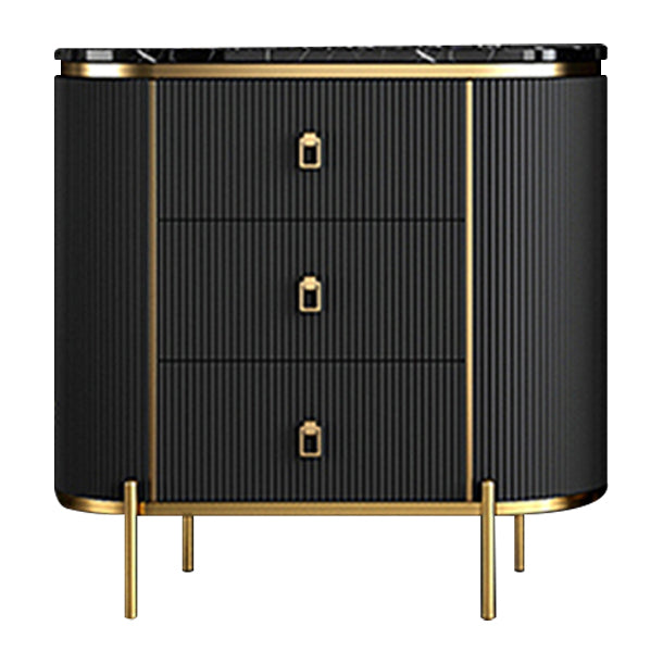 Modern Style Stone Buffet Sideboard 31.5"W Dining Room Buffet Server with Drawer Grey 31"L x 16"W x 31"H Clearhalo 'buffet_sideboard' 'Buffets & Sideboards' 'Furniture' 'furniture_buffet_sideboard' 'Kitchen & Dining Furniture' 4948692