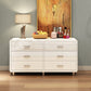 Modern Engineered Wood Sideboard Simple Buffet Table with Drawer for Dining Room White 47"L x 16"W x 24"H None Clearhalo 'buffet_sideboard' 'Buffets & Sideboards' 'Furniture' 'furniture_buffet_sideboard' 'Kitchen & Dining Furniture' 4948717