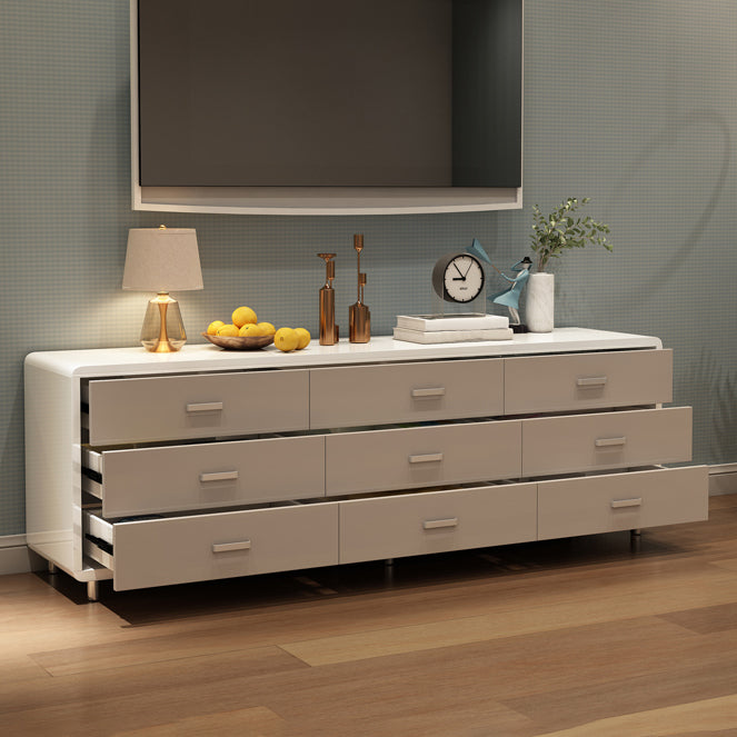 Modern Engineered Wood Sideboard Simple Buffet Table with Drawer for Dining Room Clearhalo 'buffet_sideboard' 'Buffets & Sideboards' 'Furniture' 'furniture_buffet_sideboard' 'Kitchen & Dining Furniture' 4948718