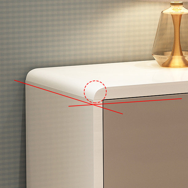 Modern Engineered Wood Sideboard Simple Buffet Table with Drawer for Dining Room Clearhalo 'buffet_sideboard' 'Buffets & Sideboards' 'Furniture' 'furniture_buffet_sideboard' 'Kitchen & Dining Furniture' 4948721