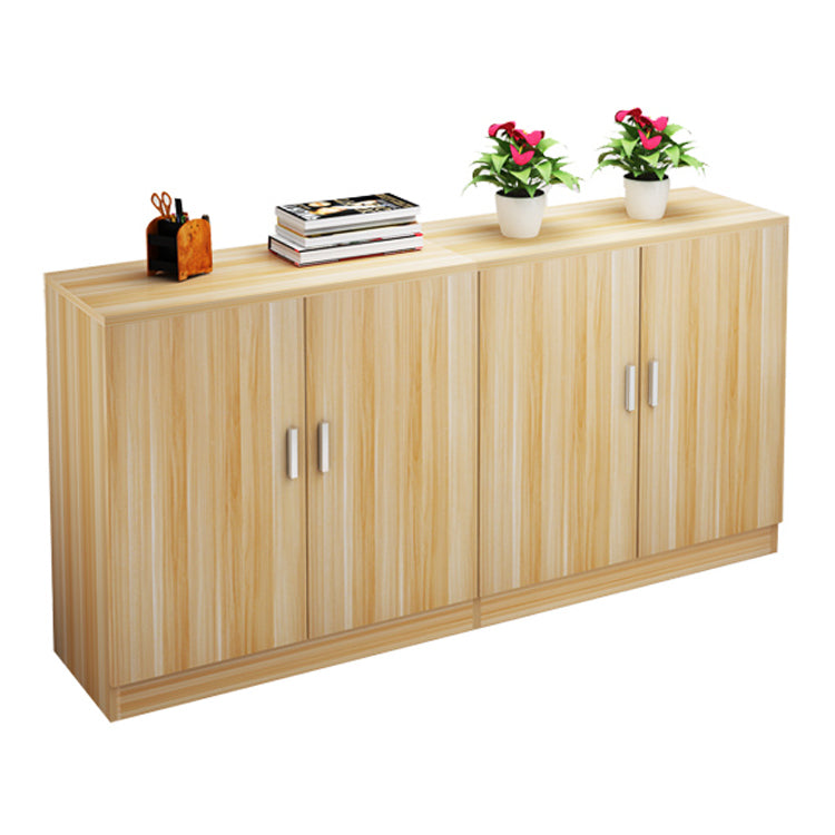 Artificial Wood Dining Room Sideboard Cabinet Modern Server Cabinet with Storage Natural Clearhalo 'buffet_sideboard' 'Buffets & Sideboards' 'Furniture' 'furniture_buffet_sideboard' 'Kitchen & Dining Furniture' 4948772