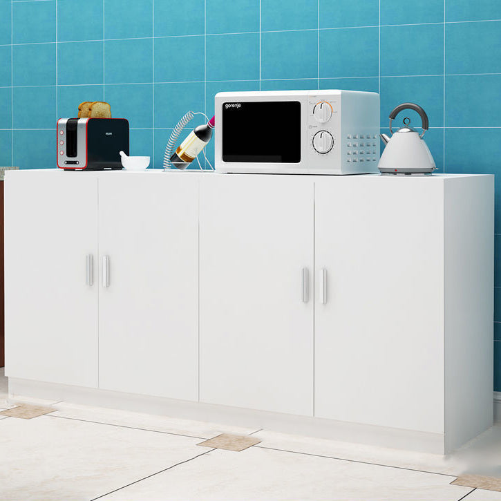 Artificial Wood Dining Room Sideboard Cabinet Modern Server Cabinet with Storage White Clearhalo 'buffet_sideboard' 'Buffets & Sideboards' 'Furniture' 'furniture_buffet_sideboard' 'Kitchen & Dining Furniture' 4948784