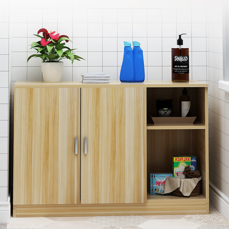 Artificial Wood Dining Room Sideboard Cabinet Modern Server Cabinet with Storage Clearhalo 'buffet_sideboard' 'Buffets & Sideboards' 'Furniture' 'furniture_buffet_sideboard' 'Kitchen & Dining Furniture' 4948789