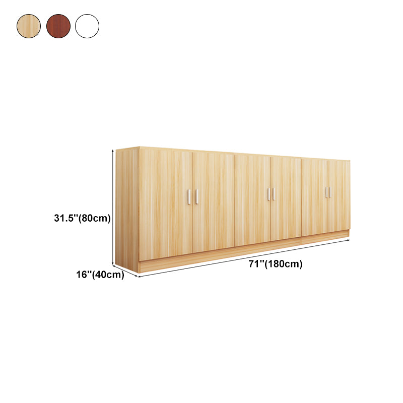 Artificial Wood Dining Room Sideboard Cabinet Modern Server Cabinet with Storage Clearhalo 'buffet_sideboard' 'Buffets & Sideboards' 'Furniture' 'furniture_buffet_sideboard' 'Kitchen & Dining Furniture' 4948797