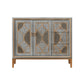 Modern Style Buffet Sideboard for Living Room with Engineered Wood Storage Sideboard Grey 43"L x 15"W x 37"H Clearhalo 'buffet_sideboard' 'Buffets & Sideboards' 'Furniture' 'furniture_buffet_sideboard' 'Kitchen & Dining Furniture' 4948810