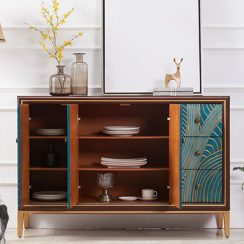 Modern Style Buffet Sideboard for Living Room with Engineered Wood Storage Sideboard Clearhalo 'buffet_sideboard' 'Buffets & Sideboards' 'Furniture' 'furniture_buffet_sideboard' 'Kitchen & Dining Furniture' 4948813