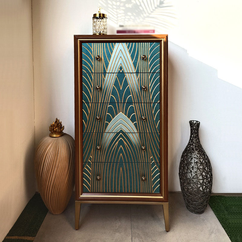 Luxurious Buffet Table Gold Frame Multi Drawer Dining Table for Living Room Clearhalo 'buffet_sideboard' 'Buffets & Sideboards' 'Furniture' 'furniture_buffet_sideboard' 'Kitchen & Dining Furniture' 4948856