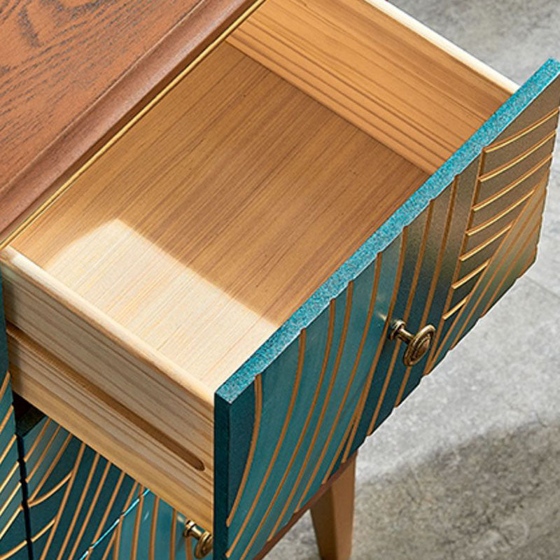 Luxurious Buffet Table Gold Frame Multi Drawer Dining Table for Living Room Clearhalo 'buffet_sideboard' 'Buffets & Sideboards' 'Furniture' 'furniture_buffet_sideboard' 'Kitchen & Dining Furniture' 4948863