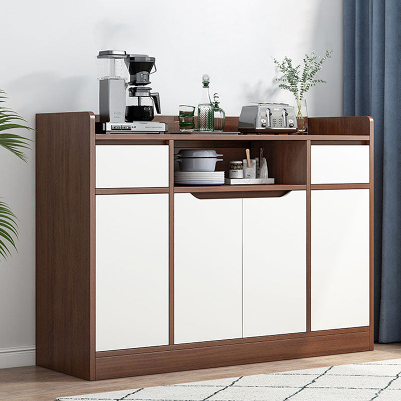 Modern Living Room Buffet/Console Open Storage Cabinets Sideboard Table Clearhalo 'buffet_sideboard' 'Buffets & Sideboards' 'Furniture' 'furniture_buffet_sideboard' 'Kitchen & Dining Furniture' 4948909