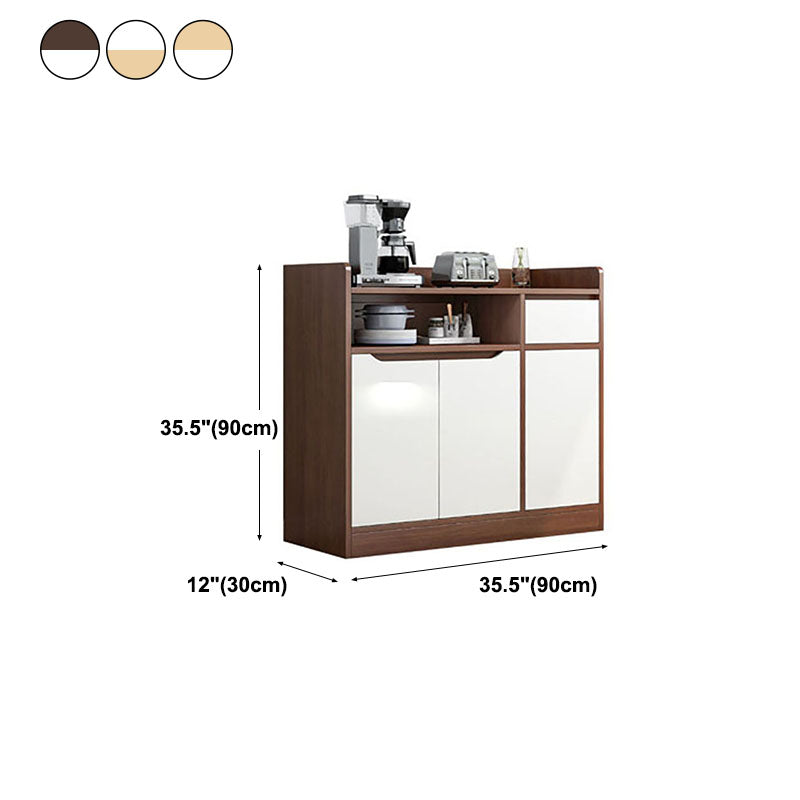 Modern Living Room Buffet/Console Open Storage Cabinets Sideboard Table Clearhalo 'buffet_sideboard' 'Buffets & Sideboards' 'Furniture' 'furniture_buffet_sideboard' 'Kitchen & Dining Furniture' 4948922