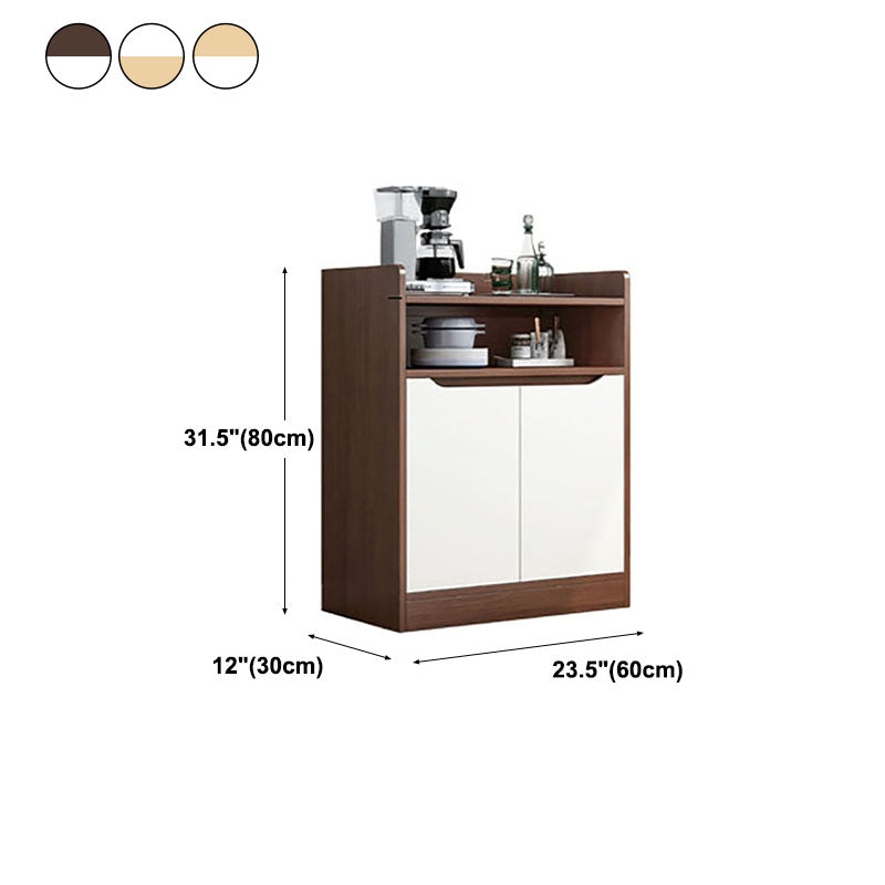 Modern Living Room Buffet/Console Open Storage Cabinets Sideboard Table Clearhalo 'buffet_sideboard' 'Buffets & Sideboards' 'Furniture' 'furniture_buffet_sideboard' 'Kitchen & Dining Furniture' 4948924