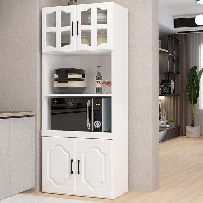 Glass Door Wood Sideboard Modern Credenza with Storage for Kitchen Clearhalo 'buffet_sideboard' 'Buffets & Sideboards' 'Furniture' 'furniture_buffet_sideboard' 'Kitchen & Dining Furniture' 4948982