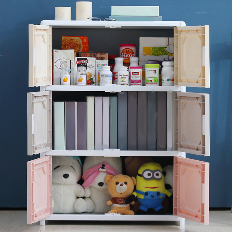 Modern Plastic Cabinets Sideboard Buffet Multicolored Living Room Buffet Clearhalo 'buffet_sideboard' 'Buffets & Sideboards' 'Furniture' 'furniture_buffet_sideboard' 'Kitchen & Dining Furniture' 4949006