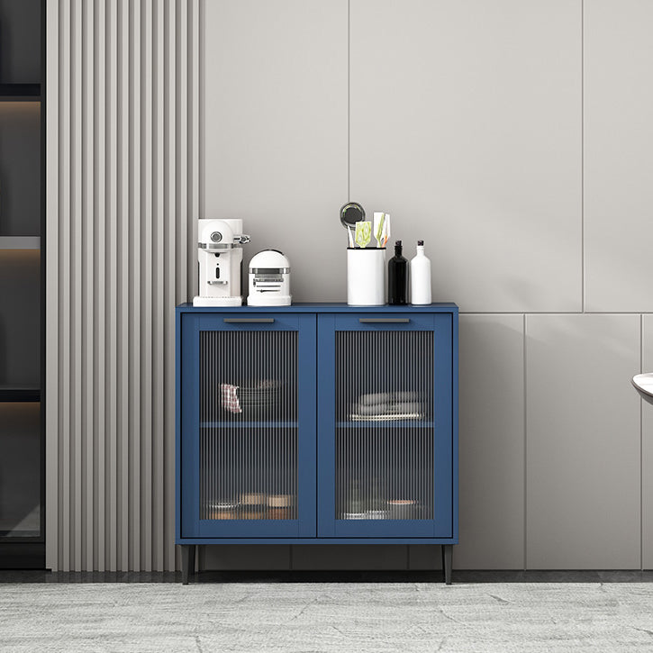 Glass Door Wood Sideboard Modern Server Cabinet with Storage for Living Room Clearhalo 'buffet_sideboard' 'Buffets & Sideboards' 'Furniture' 'furniture_buffet_sideboard' 'Kitchen & Dining Furniture' 4949029