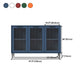 Glass Door Wood Sideboard Modern Server Cabinet with Storage for Living Room Clearhalo 'buffet_sideboard' 'Buffets & Sideboards' 'Furniture' 'furniture_buffet_sideboard' 'Kitchen & Dining Furniture' 4949046