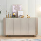 Glam Cabinets Dining Buffet Living Room Birch Solid Wood Buffet Sideboard Clearhalo 'buffet_sideboard' 'Buffets & Sideboards' 'furn' 'furn_buffet_sideboard' 'Furniture' 'furniture_buffet_sideboard' 'Kitchen & Dining Furniture' 4949134