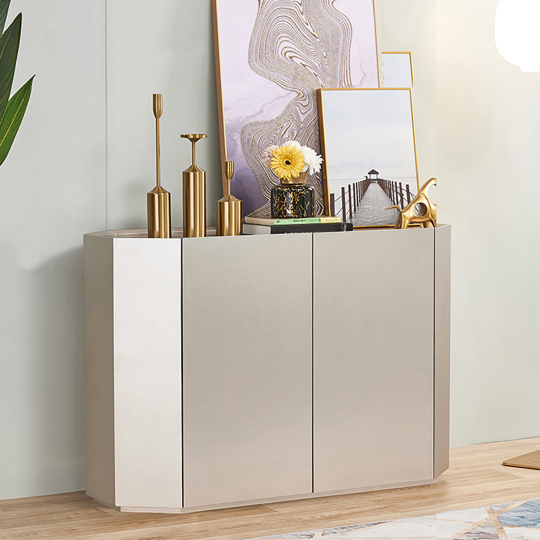 Glam Cabinets Dining Buffet Living Room Birch Solid Wood Buffet Sideboard Clearhalo 'buffet_sideboard' 'Buffets & Sideboards' 'furn' 'furn_buffet_sideboard' 'Furniture' 'furniture_buffet_sideboard' 'Kitchen & Dining Furniture' 4949136