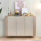 Glam Cabinets Dining Buffet Living Room Birch Solid Wood Buffet Sideboard Clearhalo 'buffet_sideboard' 'Buffets & Sideboards' 'furn' 'furn_buffet_sideboard' 'Furniture' 'furniture_buffet_sideboard' 'Kitchen & Dining Furniture' 4949137