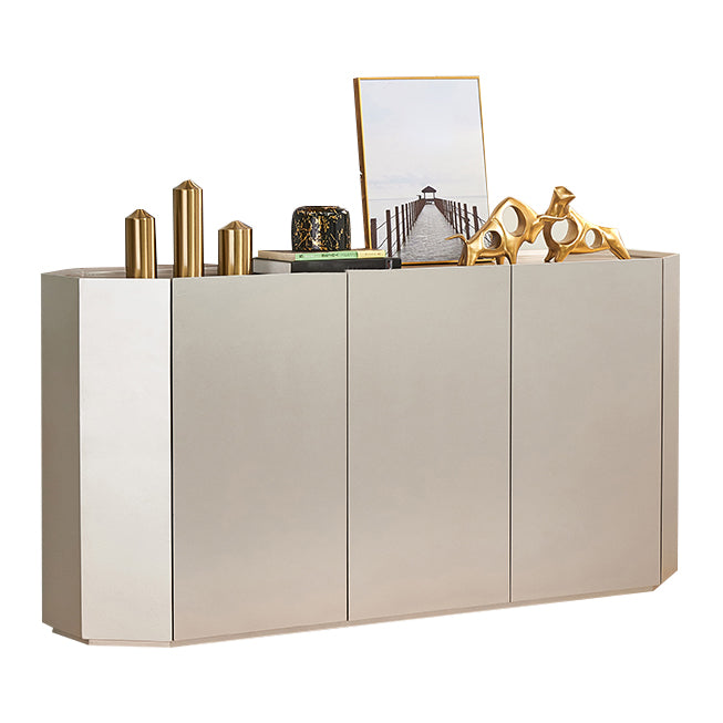 Glam Cabinets Dining Buffet Living Room Birch Solid Wood Buffet Sideboard 47"L x 16"W x 35"H Champagne Clearhalo 'buffet_sideboard' 'Buffets & Sideboards' 'furn' 'furn_buffet_sideboard' 'Furniture' 'furniture_buffet_sideboard' 'Kitchen & Dining Furniture' 4949138